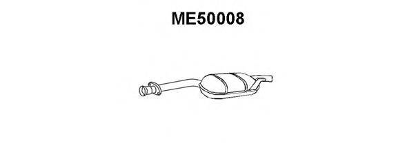 VENEPORTE ME50008 Средний глушитель выхлопных газов