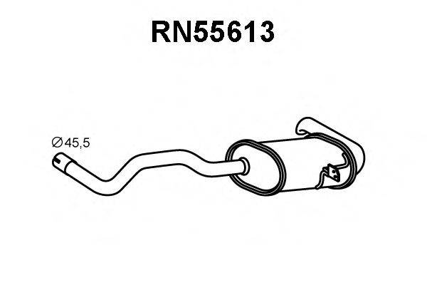 Глушник вихлопних газів кінцевий VENEPORTE RN55613