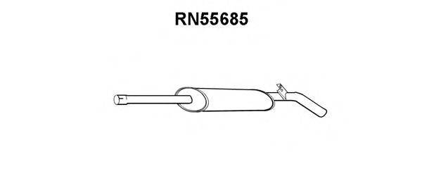 Середній глушник вихлопних газів VENEPORTE RN55685