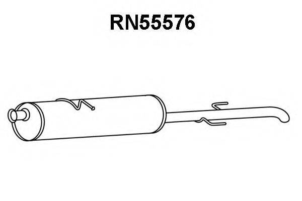 VENEPORTE RN55576 Глушник вихлопних газів кінцевий