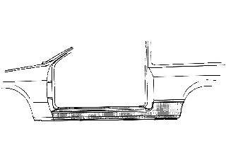 VAN WEZEL 1854102 Накладка порога