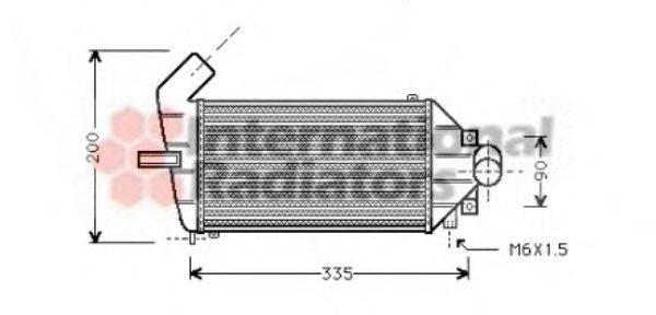 VAN WEZEL 37004262 Інтеркулер