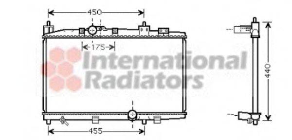 VAN WEZEL 53002318 Радіатор, охолодження двигуна