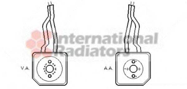 VAN WEZEL 58003096 масляний радіатор, моторне масло