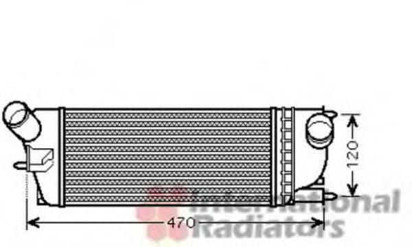 VAN WEZEL 40004336 Інтеркулер