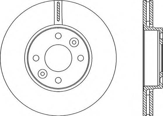 гальмівний диск OPEN PARTS BDR1985.20