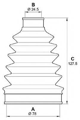 OPEN PARTS SJK721600 Комплект пылника, приводной вал