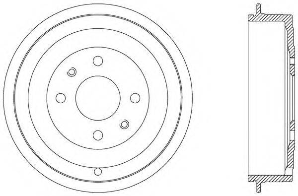 OPEN PARTS BAD902310 Гальмівний барабан