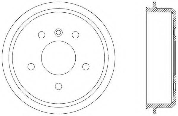 OPEN PARTS BAD903210 Гальмівний барабан