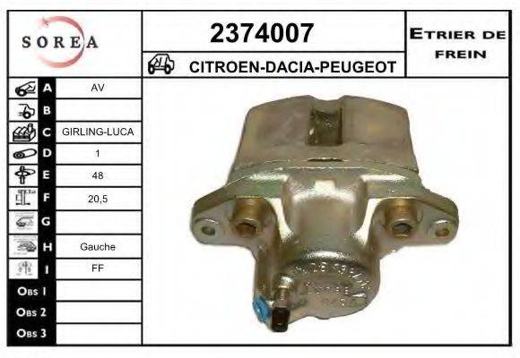 EAI 2374007 гальмівний супорт