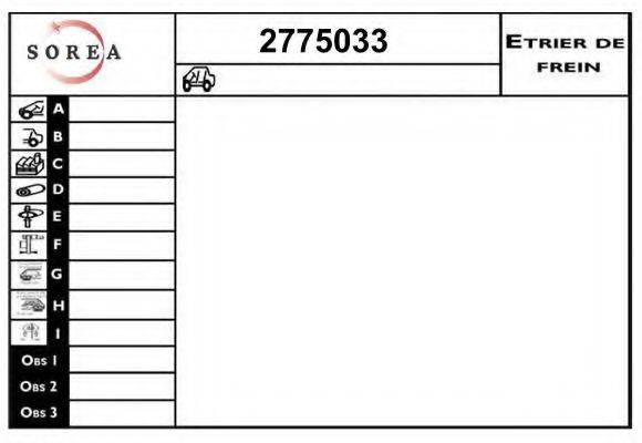 EAI 2775033 гальмівний супорт