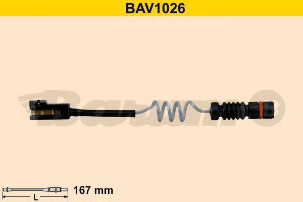 Сигналізатор, знос гальмівних колодок BARUM BAV1026