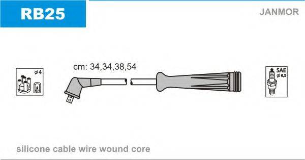 JANMOR RB25 Комплект дротів запалення