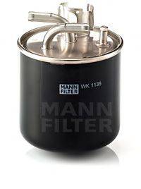 Паливний фільтр MANN-FILTER WK 1136