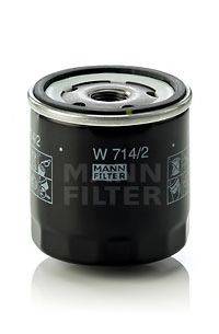 Масляний фільтр MANN-FILTER W 714/2