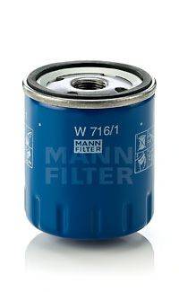 Масляний фільтр MANN-FILTER W 716/1