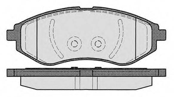 RAICAM RA06470 Комплект тормозных колодок, дисковый тормоз