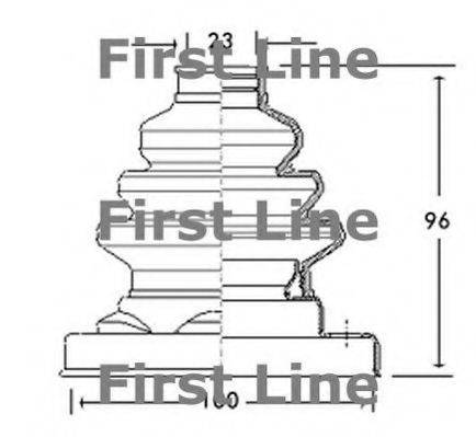 FIRST LINE FCB2679 Пильовик, приводний вал