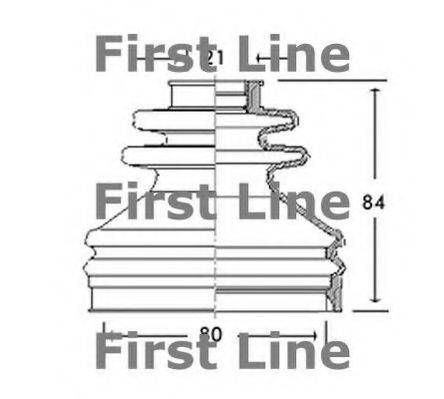 FIRST LINE FCB2699 Пильовик, приводний вал