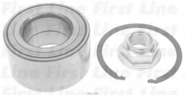 FIRST LINE FBK1186 Комплект підшипника ступиці колеса