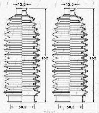 FIRST LINE FSG3410 Пильовик, рульове управління
