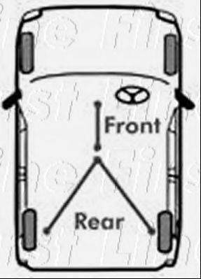 Трос, стоянкова гальмівна система FIRST LINE FKB3054