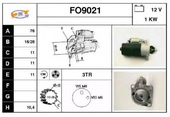 SNRA FO9021 Стартер