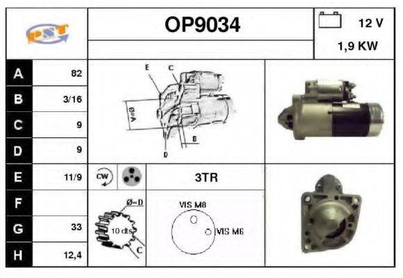 SNRA OP9034 Стартер