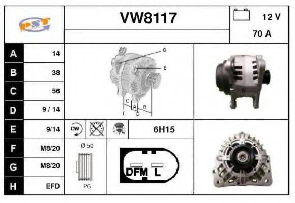 Генератор SNRA VW8117