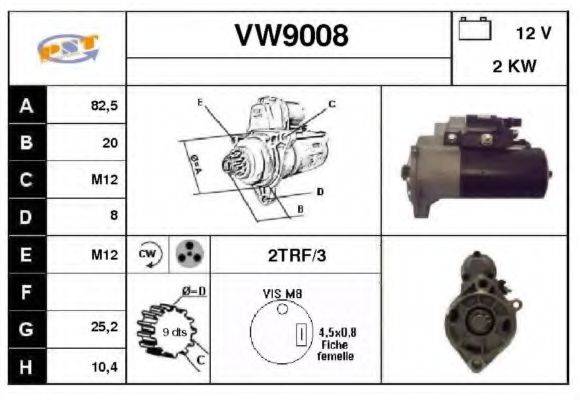 SNRA VW9008 Стартер