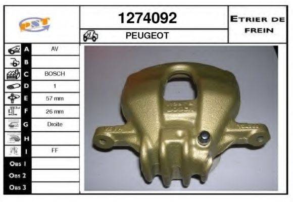 SNRA 1274092 гальмівний супорт