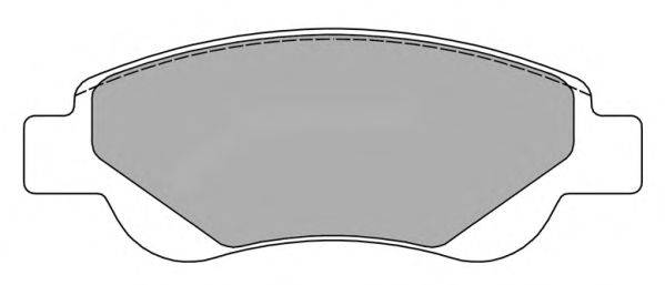 FREMAX FBP1418 Комплект гальмівних колодок, дискове гальмо