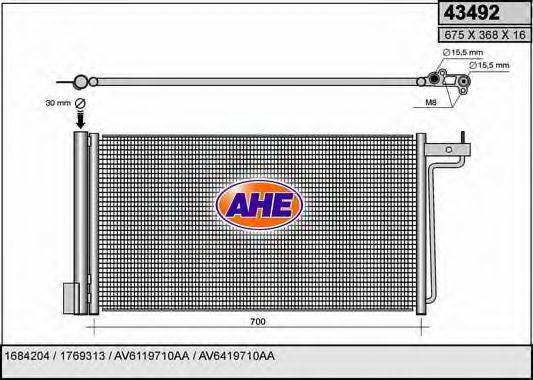 AHE 43492 Конденсатор, кондиціонер