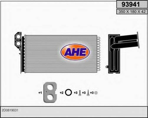 Теплообмінник, опалення салону AHE 93941