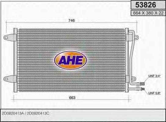 Конденсатор, кондиціонер AHE 53826