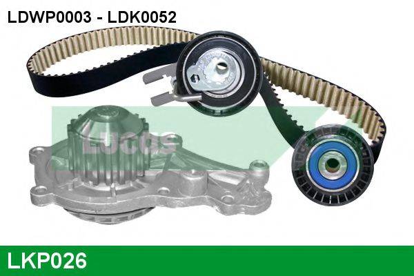 Водяний насос + комплект зубчастого ременя LUCAS ENGINE DRIVE LKP026