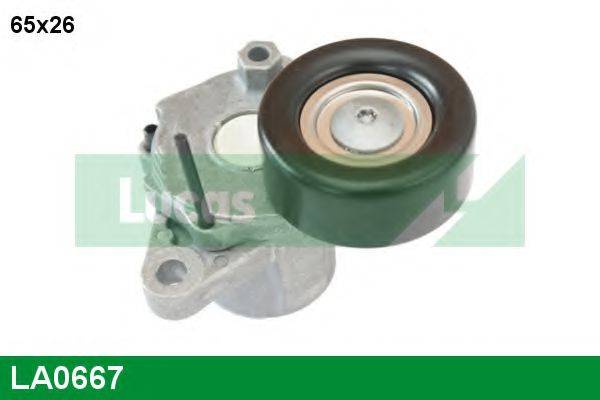 LUCAS ENGINE DRIVE LA0667 Натяжна планка, полікліновий ремінь