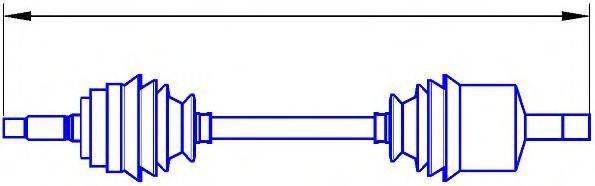 SERCORE 12642 Приводний вал