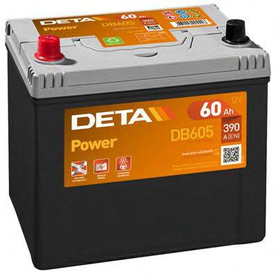 Стартерная аккумуляторная батарея; Стартерная аккумуляторная батарея DETA DB605