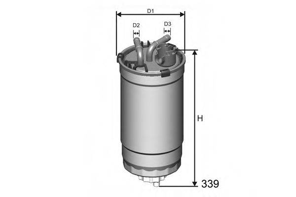 MISFAT M391 Паливний фільтр