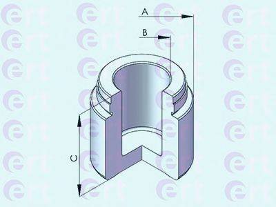 ERT 150977C Поршень, корпус скобы тормоза