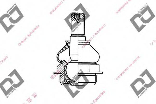 DJ PARTS DB1090 Несучий / напрямний шарнір