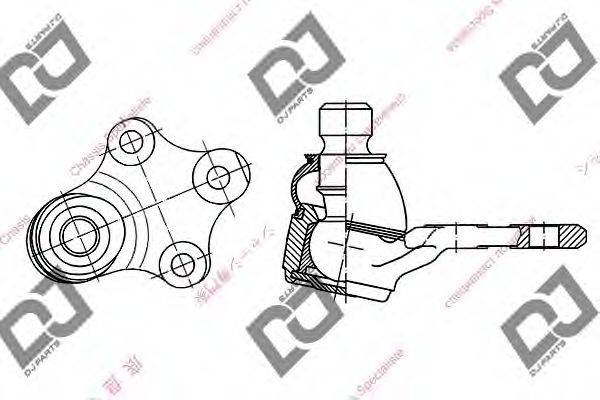 DJ PARTS DB1091 Несучий / напрямний шарнір