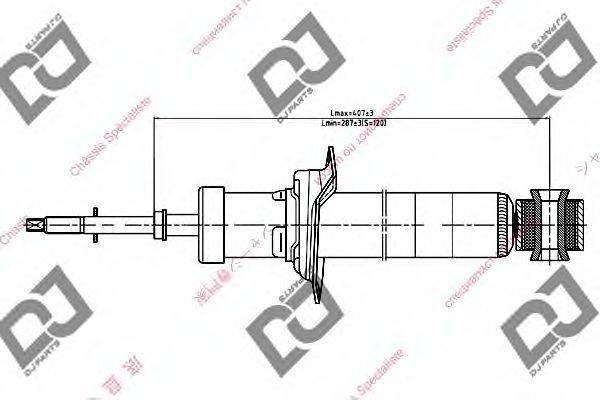 DJ PARTS DS1121GT Амортизатор