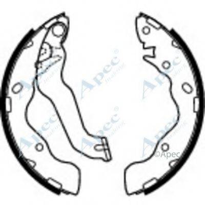 APEC BRAKING SHU672 Гальмівні колодки