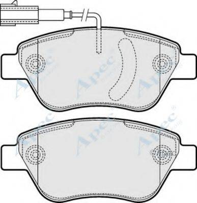 APEC BRAKING PAD1549 Комплект гальмівних колодок, дискове гальмо