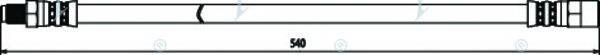 APEC BRAKING HOS3483 Гальмівний шланг
