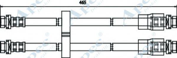 Гальмівний шланг APEC BRAKING HOS3699