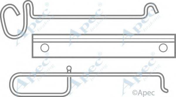 APEC BRAKING KIT294 Комплектуючі, гальмівні колодки