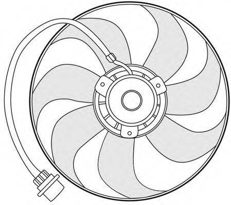 CTR 1209648 Вентилятор, охолодження двигуна